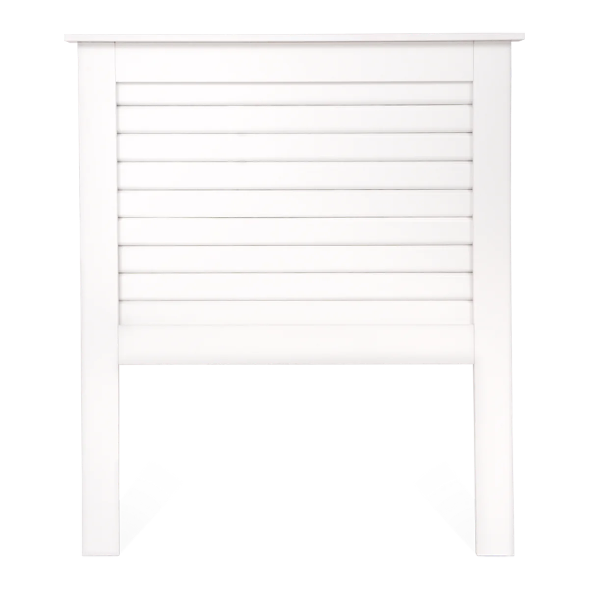 Brooklyn-Headboard-Single-White-Front