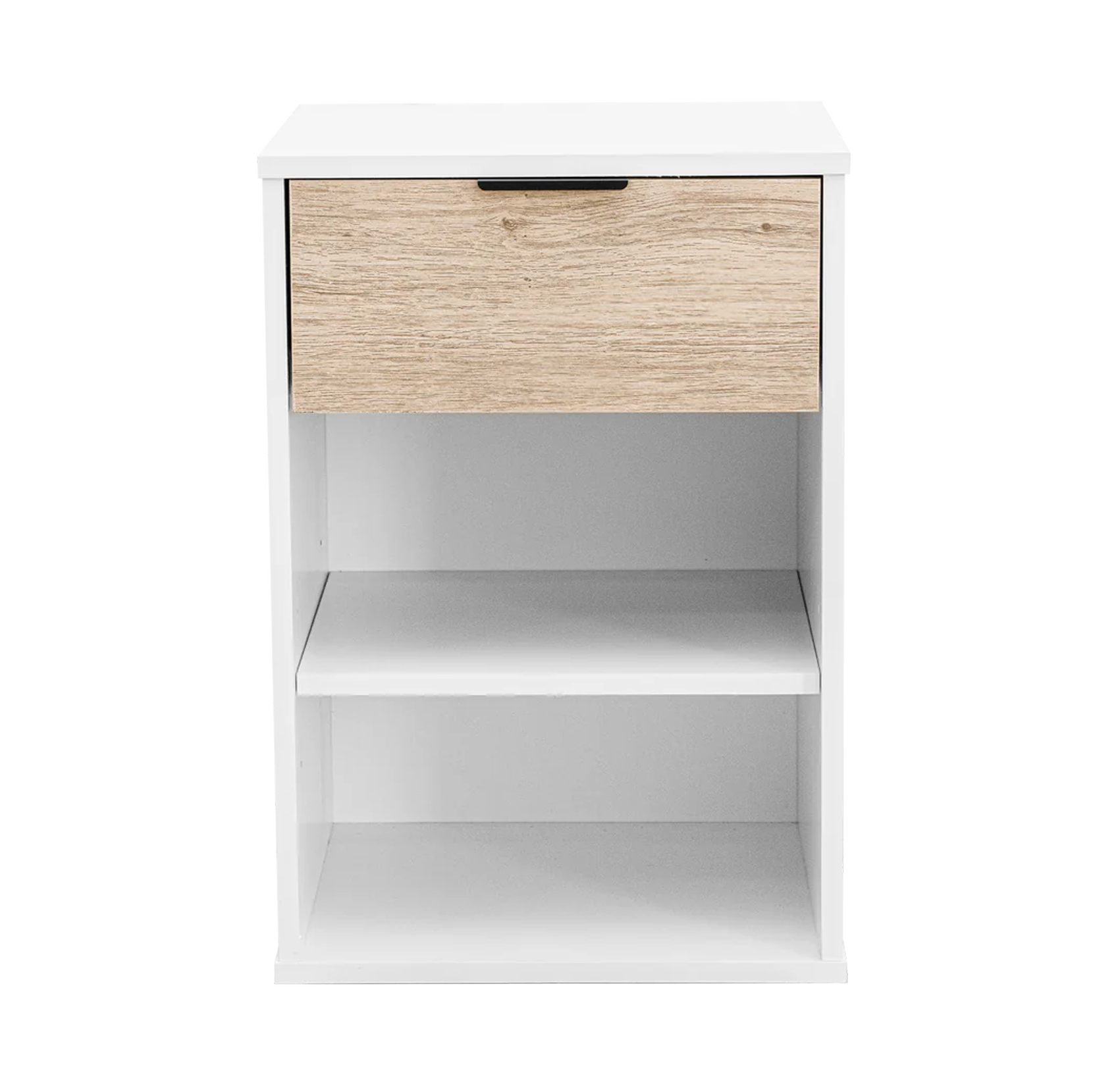 Jake-white-with-oak-bedside-table